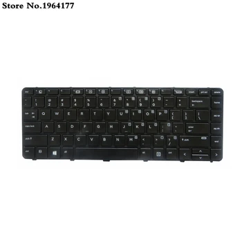 Naujo Nešiojamojo kompiuterio Klaviatūra HP Probook 430 G3 430 G4 440 G3 440 G4 445 G3 640 G2 645 G2 anglų Klaviatūra US BLACK su karkasu