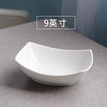 Baltos keramikos dubenėlį patiekalas kūrybos desertas sriubos dubenėlį Japonijos Šviežių Vaisių Salotos namų apyvokos reikmenis
