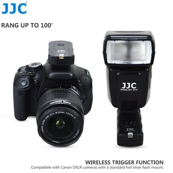 JJC Kamera, Žibintuvėlis Nuotolinio Valdymo 30 Metrų 433mHz 16 Kanalų Wireless Flash Trigger Rinkinys, skirtas 