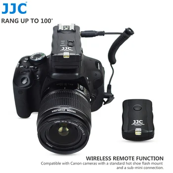 JJC Kamera, Žibintuvėlis Nuotolinio Valdymo 30 Metrų 433mHz 16 Kanalų Wireless Flash Trigger Rinkinys, skirtas 