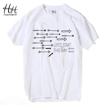 HanHent Klirensas Pardavimo Laišką, Print T-marškinėliai Vyrams Pagrindinių Vyrų Undershirt Crossfit marškinėliai Kultūrizmo Medvilnės Marškinėliai Spausdinimas
