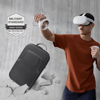 Sunku EVA Dėklas Rankinėje Apsauginis Dangtelis Laikymo Maišelis, Dėžutė lagaminas Petį Krepšys -Oculus Quest 2 VR Stiklo ir Reikmenys