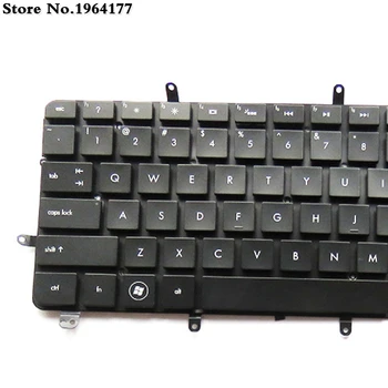 Anglų nešiojamojo kompiuterio Klaviatūra HP Spectre XT Pro 13-2000 MUMS nešiojamojo kompiuterio klaviatūros Apšvietimas juoda