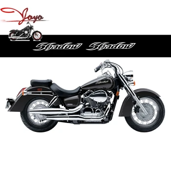 Motociklo Išpjovą Lipdukas Dujų Bako Emblema Lipdukai Šešėlis Logotipą, Lipdukai Honda Shadow VT 400 600 750 1100 1300 213mm x 34mm