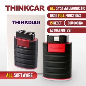 Thinkcar ThinkDiag Visos Sistemos Diagnostikos Įrankis, 15 Reset Paslaugų OBD2 Visas Funkcijas Laisvos programinės įrangos, Automobilių Kodas Reader Skaitytuvas