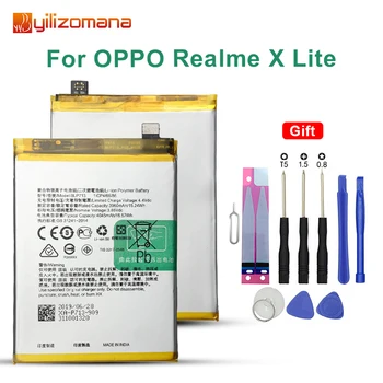 YILIZOMANA Didelės Talpos 4050mAh Pakeitimo Telefono Baterija BLP713 Dėl KOLEGA Realme X Lite Li-ion Baterijos + Įrankiai