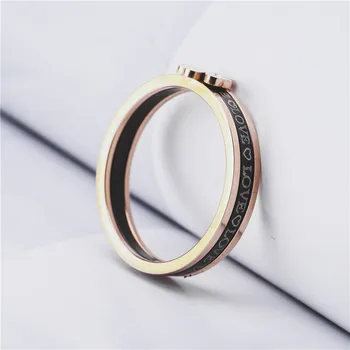 Žiedas Moterims Žiedas Bižuterijos Karšto Parduoti Piršto Žiedą Dovanų Paketą Žiedai Tinka Pažintys Dėvėti Rožinė Aukso Gėlės Žiedas