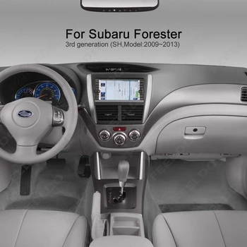 FEELDO Automobilių 2DIN Refitting Radijas Stereo DVD Rėmo Fasciją Dash Skydelis Montavimo Rinkiniai Perskaičiavimo Subaru Forester/Impreza