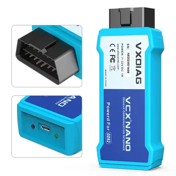 VXDIAG VCX NANO USB/Wi-fi Versija G-M/Opel GDS2 V21.0.01501 / 2019.4 Tech2WIN 16.02.24 Diagnostikos Įrankis