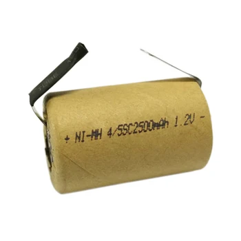 8-20pcs 4/5SC 2500mAh 1.2 V Nimh Baterijos SC Ni-MH Elementų Suvirinimo Skirtukus 