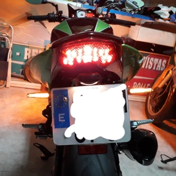 Vanduo Teka Motociklo LED Posūkio Žibintai, Posūkių Rodikliai clignotant moto Už Suzuki GSXR 1000 600 750 GSR 600 750