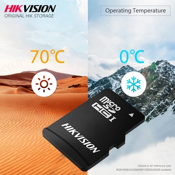 HIKVISION HikStorage Micro SD Kortelės Class10 8gb 16gb 32gb 64gb 128gb 256 gb Max 92M/s 