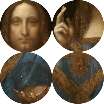 Salvator Mundi Drobė Sienos Meno Tapybos Reprodukcijas Pagal Leonardo Da Vinci Garsaus Drobė Sienos Meno Nuotrauką Kambarį Dekoro