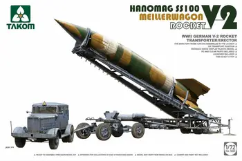 Takom 1/72 5001 vokiečių V-2 Raketų Meiller Wagen Hanomag SS100