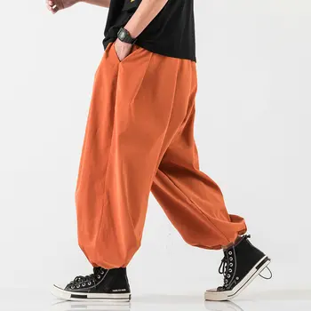 Harajuku Vyrų Haremas Kelnės 2021 Naujas Hip-Hop Poilsiu Kelnes Sweatpant Vyrai Moterys Mados Streetwear Prarasti Atsitiktinis Kelnės