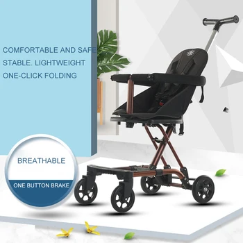 2020 Naujas paprasta, gryna spalva sumanumas, kūdikio vežimėlis patogus daugiafunkcinis kūdikio vežimėlis