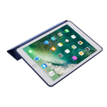 Ultra Plonas, atsparus smūgiams Case For iPad 2 Oro Smart pažadinimo Miego Stendas Sulankstomas PU Odos Flip Cover for Apple iPad Air 2 +Filmas Pen