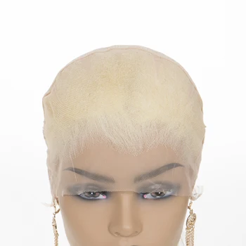 Sevengirls 613 Blond Visiškai Nėriniai Perukas Brazilijos Tiesiai Visiškai Nėrinių Žmogaus Plaukų Perukai Prieš Nupeštos Kūdikių Plaukus Remy Glueless Moteris