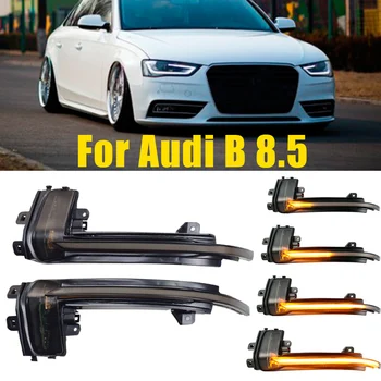 2 Vnt Audi A4 A5 S5 B8.5 RS5 B8 Dinaminis Pažymėkite LED Posūkio Signalo Lemputė Eilės galinio vaizdo Veidrodis Indikatorius, Indikatorių Šviesos