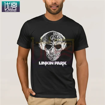 Linkin & Parkas Klausėsi, Kaip Apibrėžta Prieš Jums Nuspręsti, Rėkia Shirt, Derliaus Įgulos Kaklo O Kaklo Medvilnės Tees Dangčiai Viršūnės