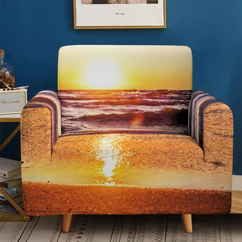 Nuostabiu kraštovaizdžiu 3D apima sofos Elastinga Ruožas Sofa Cover 1/2/3/4 Vietų Sof Slipcover Sofos Apima Svetainės