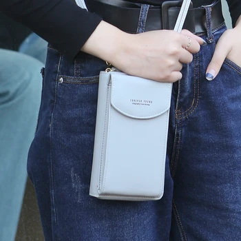 Naujas Mini Moterims Telefoną Kišenėje Daugiafunkcinis PU odos Rankinės piniginės Mados 