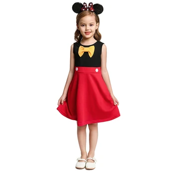 Disney Baby Mergaitėms Minnie Suknelė Vaikai Mickey Suknelė Tutu Vasaros Vaikų Mielas Atsitiktinis Kostiumai Bamblys Helovinas Animacinių Filmų Vaidmenį