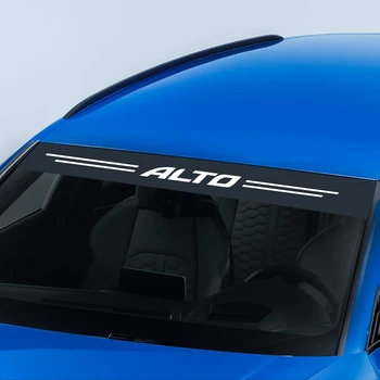Automobilių Sporto Apdailos skėtį nuo saulės Priekinis Stiklas Etiketes Ir Lipdukus Suzuki ALTO Atspindintis Lipdukas Auto Automobilis 