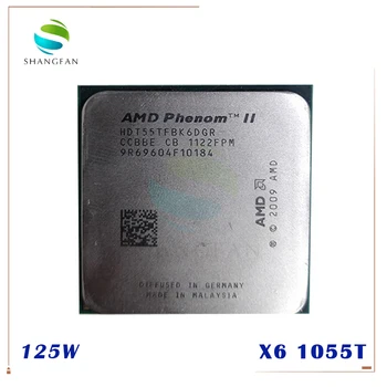 AMD Phenom X6 1055T X6-1055T 2.8 GHz Six-Core CPU Procesorius HDT55TFBK6DGR 125W Socket AM3 938pin
