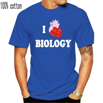 Vyrų I Biologi t shirt Dizaino medvilnės O Kaklo kietas Mielas Juokingas vasaros Standartas marškinėliai