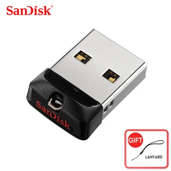 SanDisk Originalus USB 2.0 CZ33 Mini Pen Drives 64GB 32GB 16GB 8GB USB Flash Drive Stick U Diską, USB Raktą pendrive