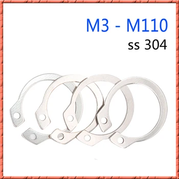 2vnt/daug DIN471 M95-M150mm elastinga išlaikyti nerūdijančio plieno velenas atidarymo sustabdyti plovimo C tipo snap Negabaritinių žiedas veleno