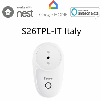 Sonoff S26 JIS Versija Smart Wifi Lizdas Būsto Belaidžio Nuotolinio valdymo plug Suderinamas su Alexa,Kontroliuoti savo prietaisai
