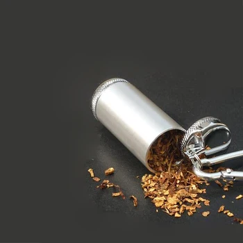 Cigarečių Nešiojamą Peleninę Key Chain Mini Pocket Peleninę Butelis su dangteliu-lauko rūkymas Vyrų Rūkalius Dovana Lengvai pasiekti