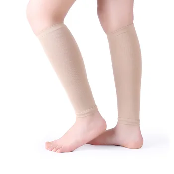 Fancyteck 2 Poros Unisex Kojos Blauzdos Rankovėmis Vyrų kojinės Moterims, Išsiplėtusių Venų Kraujotaką Suspaudimo Puskojinės Medicininės Elastinės Kojinės