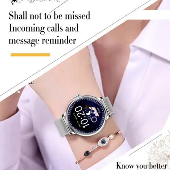 Torntisc 2020 NAUJAS Moterų Smart Watch Moterų Apyrankės Širdies ritmo Monitorius IP67 atsparus Vandeniui Smartwatch Moterims 
