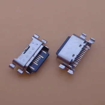50pcs/daug Įkroviklis, Micro USB Įkrovimo lizdas Doko Jungtis Lizdas Xiaomi 6X Mi 6X Mi6X Mi A2