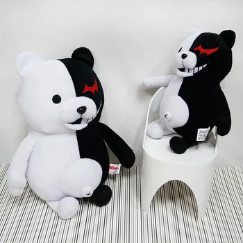 Dangan Ronpa Super Danganronpa 2 Monokuma Black & White Bear Pliušinis Lėlės Žaislas, Minkšti Kimštiniai Gyvūnų Lėlės Vaikams Kalėdų Dovana