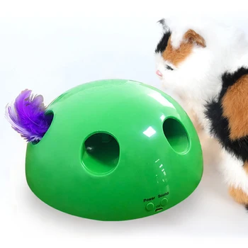 Naujas populiarus, elektros pusapvalės, kačių žaislas katė prekių kačių sugauti pelę katė žaislas juokinga, automatinė, kačių žaislas