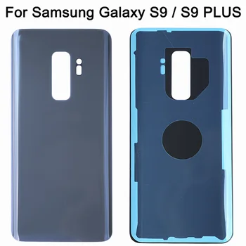 10vnt Naujos Baterijos Dangtelis Skirtas Samsung Galaxy S9 Plus S9+ G965 SM-G965F S9 G960 SM-960F Stiklo Remontas galinės Durys Būsto Atveju