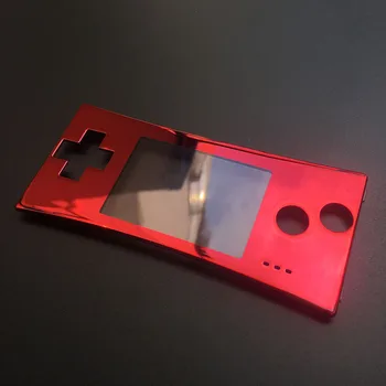 10VNT Aišku, Birių Remonto Priekiniai Shell Faceplate Padengti Nintendo Gameboy Micro GBM Priekinis Skydelis