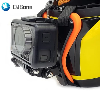 Pilnas Veido Šalmas Smakro Mount Turėtojas Motociklo Šalmas Smakro Stovėti Kamera Priedai GoPro Hero 7 6 5 Yi Veiksmų Sporto Fotoaparatas