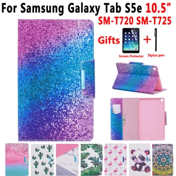 Cover Case for Samsung Galaxy Tab S5e 10.5 2019 SM-T720 SM-T725 T720 T725 Tablet Odos Silicio Stovėti Shell Funda Rubisafe Dovanų Rašiklį