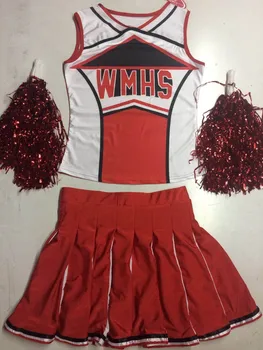 Aukštosios mokyklos Linksmumas Klubo Mergina Cheerleader Kostiumai, Linksmumas Stiliaus Komanda Cheerleaders Cheerleader Cheerios Kostiumas Fancy Dress Vienodas