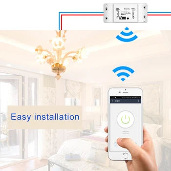 WiFi Smart Switch Belaidžio Namų Automatikos Relės Modulis 