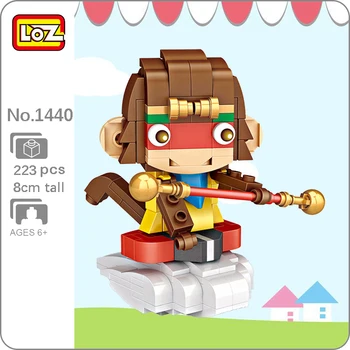 LOZ 1440 Legenda Kelionė į Vakarus Beždžionių Karalius WuKong 3D Modelį 223pcs 