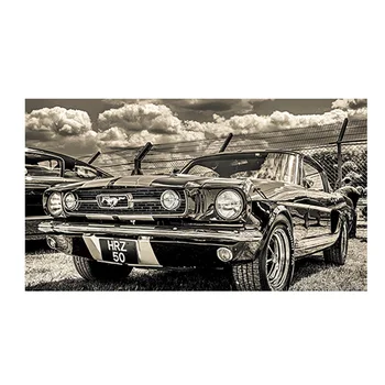 Ford Mustang Klasikinių Automobilių Retro Sienos Meno Dekoro Nuotraukos Ant Plakatų Ir Grafikos Senovinių Prabangių Automobilių Drobė, Tapyba Už Kambarį