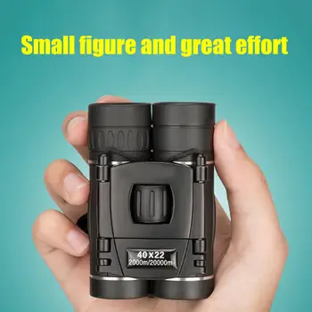 Hd 40X22 Zoom Mini Pocket Žiūronai Profesionalios Medžioklės Teleskopas Didesnis Laukas Ne-Infraraudonųjų spindulių Akiniai