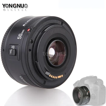 YONGNUO YN50mm f1.8 YN EF 50mm f/1.8 AF Objektyvas YN50 Diafragmos Auto Fokusavimo Objektyvas W/ND Filtras Canon EOS 60D 70D 5D2 5D3 600D Fotoaparatą