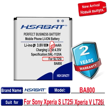 HSABAT BA800 3850mAh Baterija Sony Xperia S LT25i Xperia V 